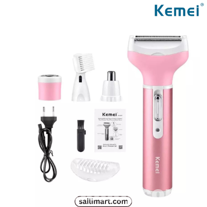 Kemei KM-6637 4-in-1 Shaver for Women’s
